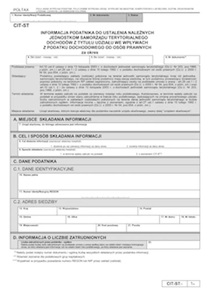 Kary za opóźnienia CIT