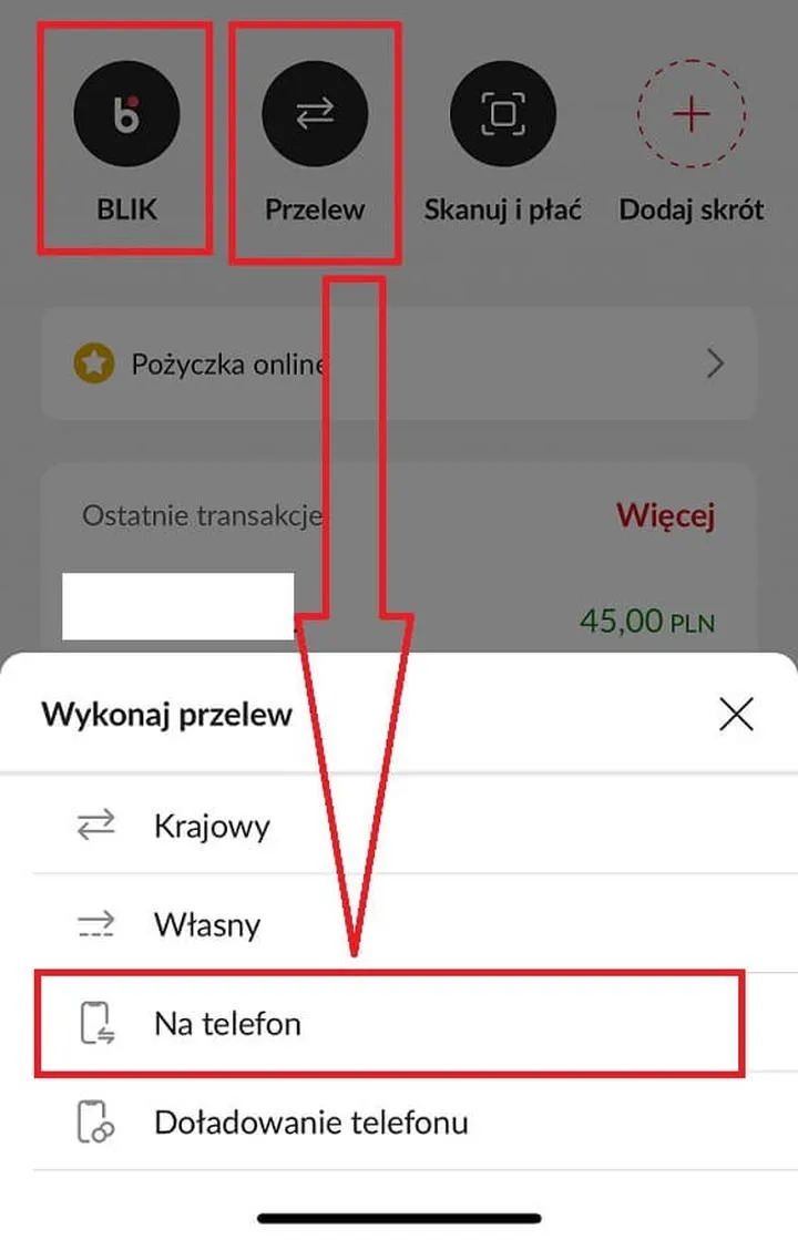 Szybkie przelewy na telefon