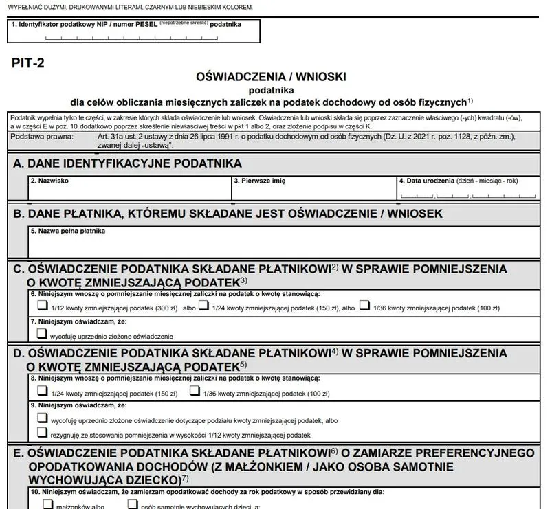 Zaliczka na podatek dochodowy