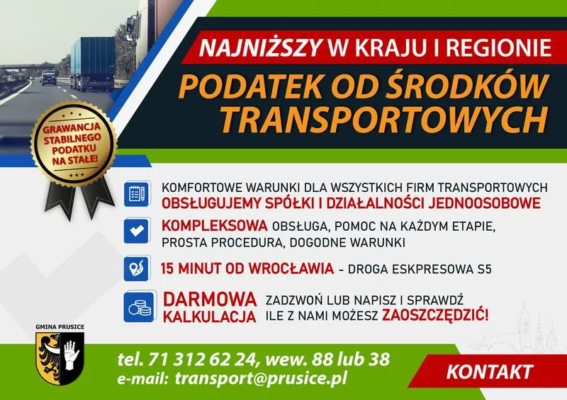 Zwolnienia i ulgi w podatku od środków transportowych